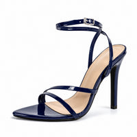 Sandales à Talons Hauts en Cuir Verni