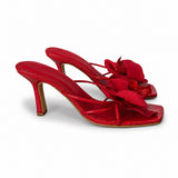 Sandales à Talons avec Fleur