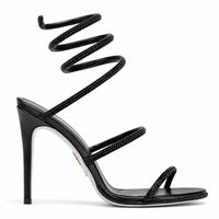 Sandales à Talons avec Sangle Enroulée