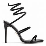 Sandales à Talons avec Sangle Enroulée