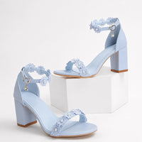 Sandales de Mariage avec Fleur