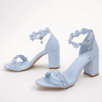 Sandales de Mariage avec Fleur