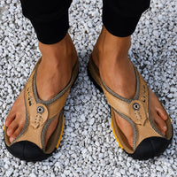 Sandales en Cuir Véritable pour Homme