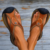 Sandales en Cuir Véritable pour Homme