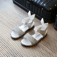 Sandale Fille Argentée Avec Oreilles de Lapin