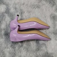 Sandale Talon Femme 5 - 7 cm Violette de Style Escarpin